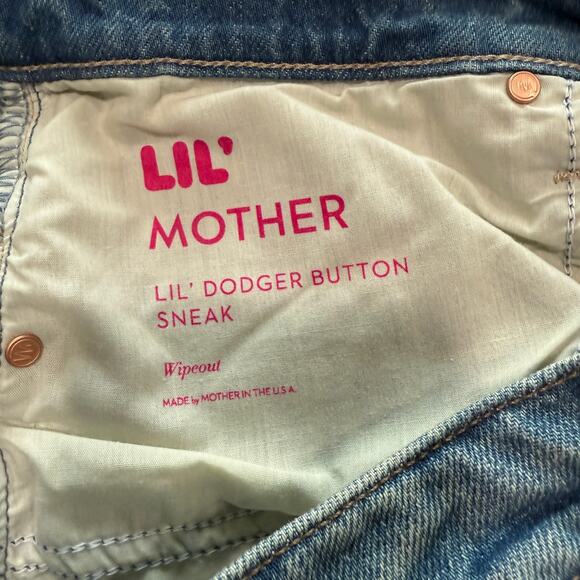 Mother Superior Lil Dodger Button Sneak Jeans - Picture 5 of 8